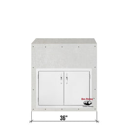 Ready To Finish 36 Inch Storage Module (S3613-SS)