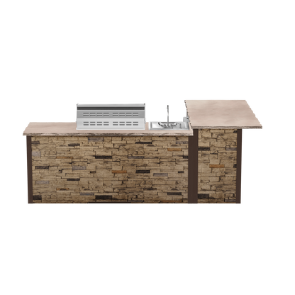 Stacked Stone Brown, Left