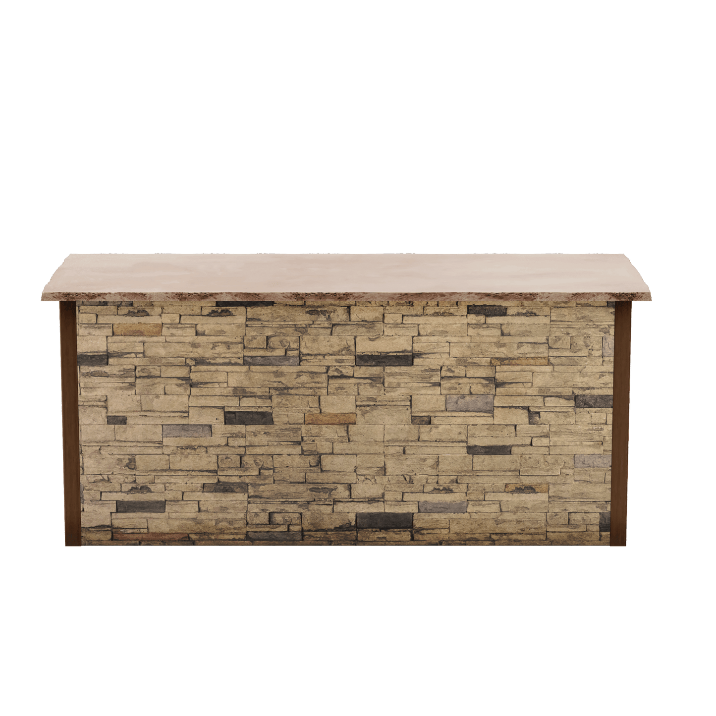 Stacked Stone Brown