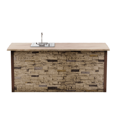Stacked Stone Brown