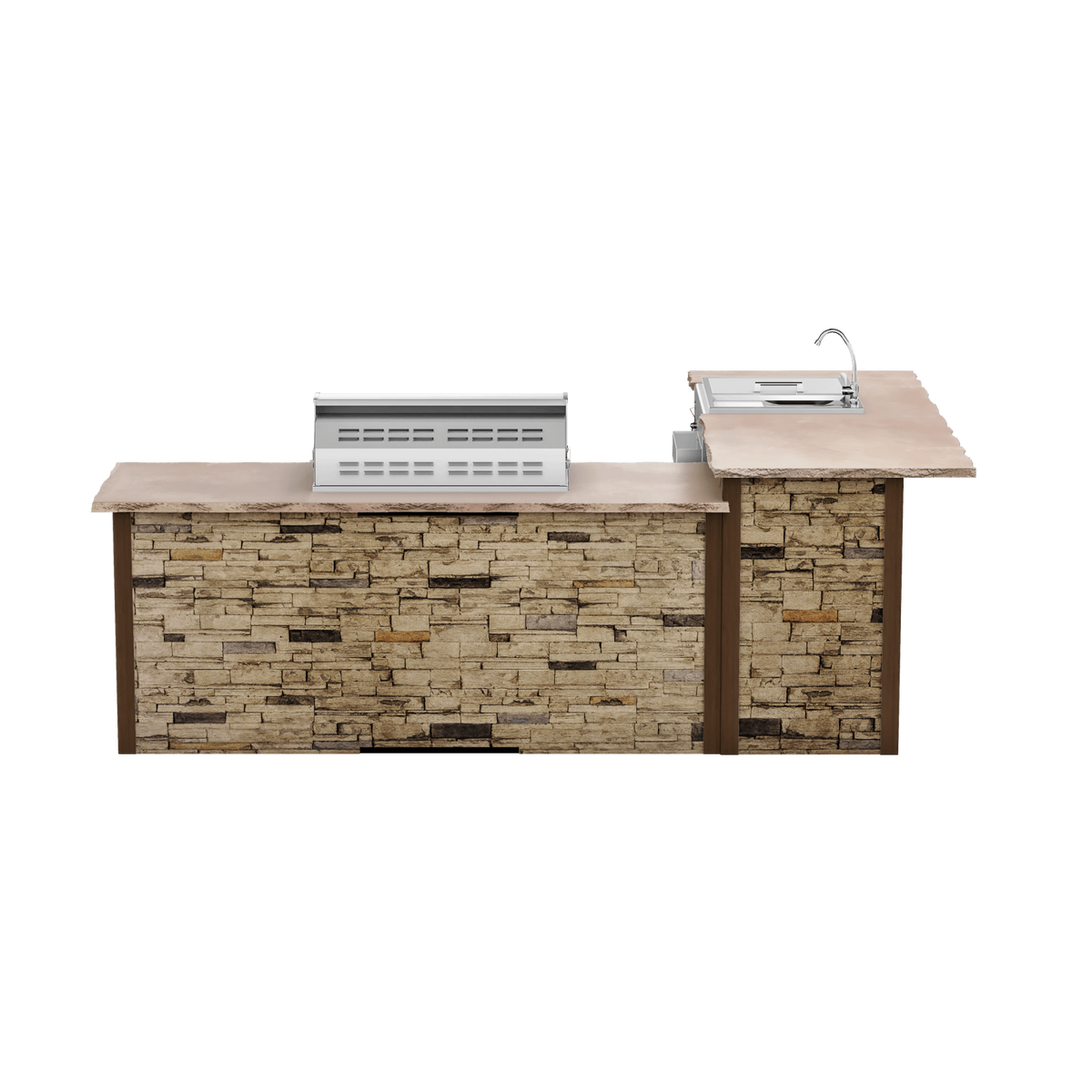 Stacked Stone Brown, Left