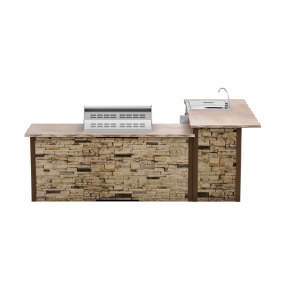 Stacked Stone Brown, Left