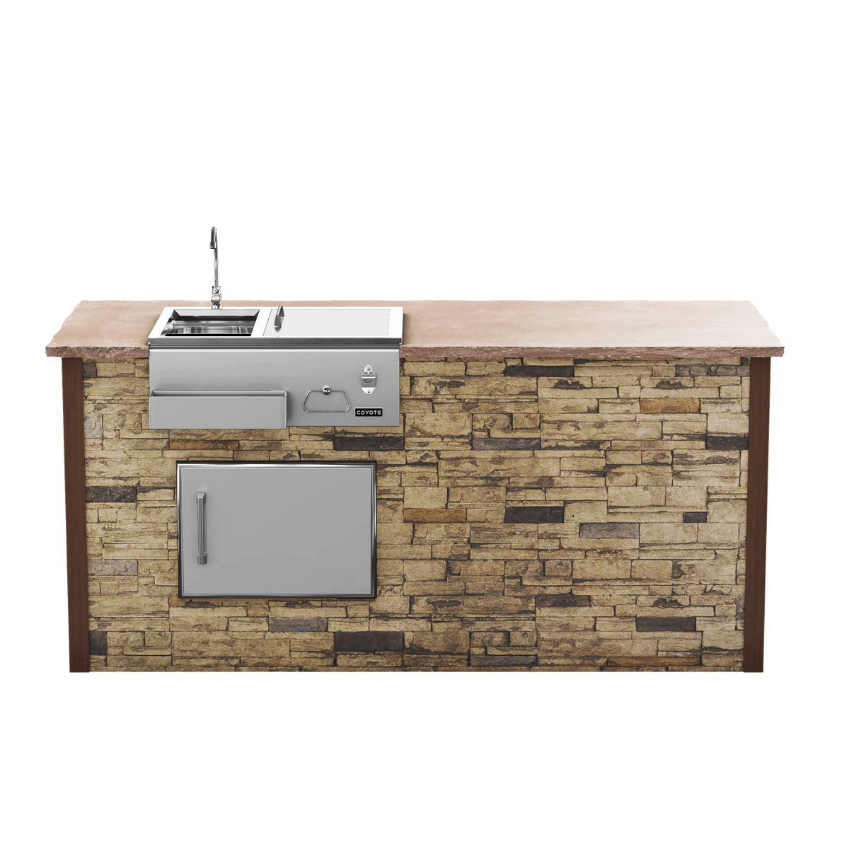 Stacked Stone Terra Brown