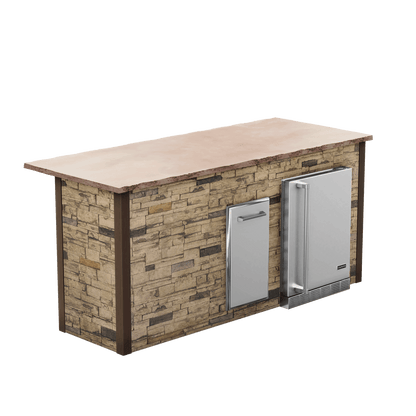 Stacked Stone Brown