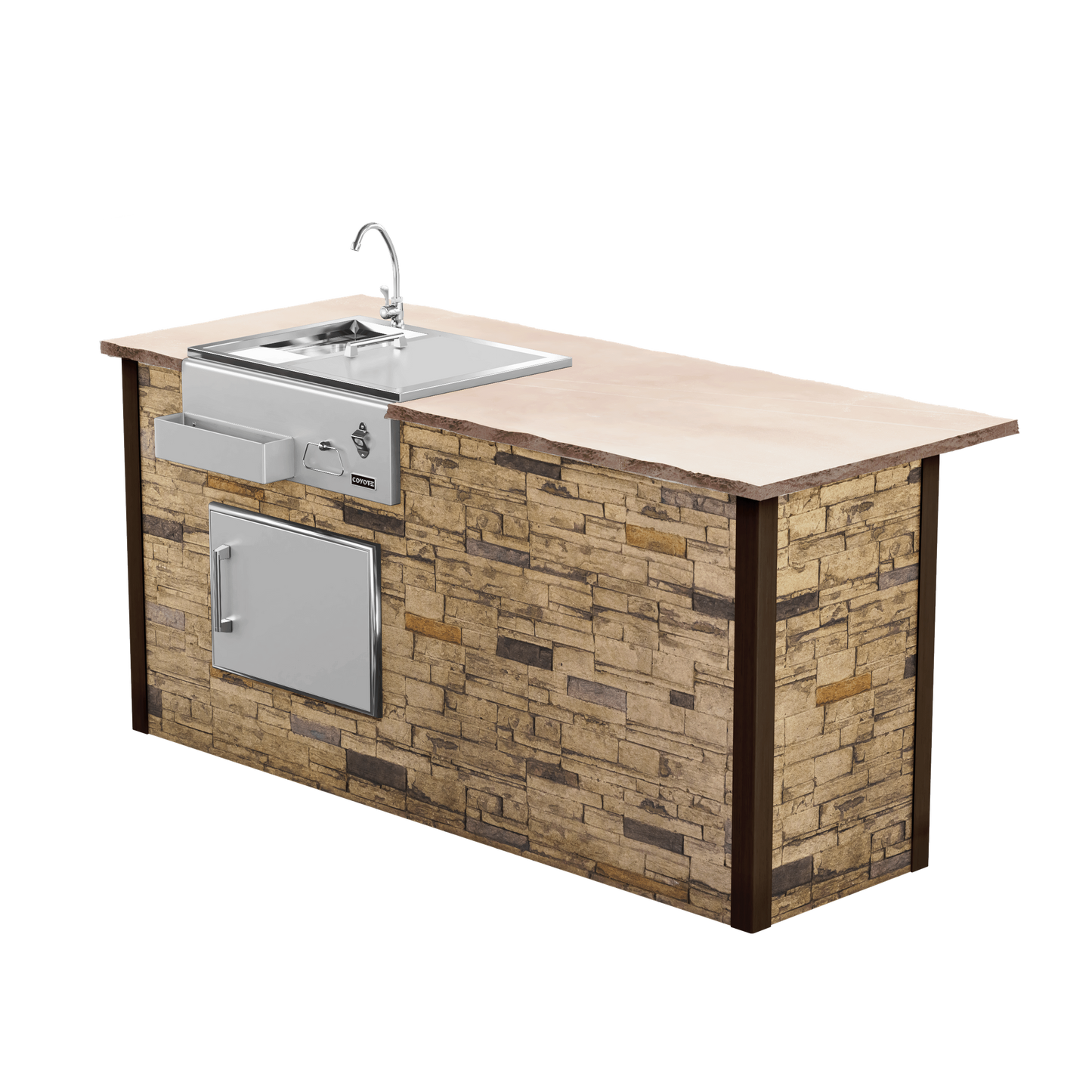 Stacked Stone Terra Brown