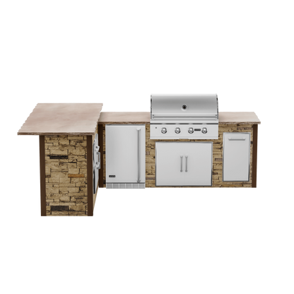 Stacked Stone Brown, Left