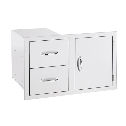 Summerset Professional Grills 42 inch 2 Drawer and Access Door Combo SSDC2-42 - BetterPatio.com