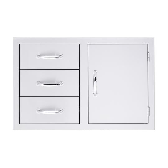 Summerset Professional Grills 33 inch 3 Drawer and Access  Door Combo SSDC3-33 - BetterPatio.com