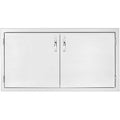 Summerset 36 Inch 2-Drawer Dry Storage Pantry & Enclosed Cabinet Combo SSDP-36DC