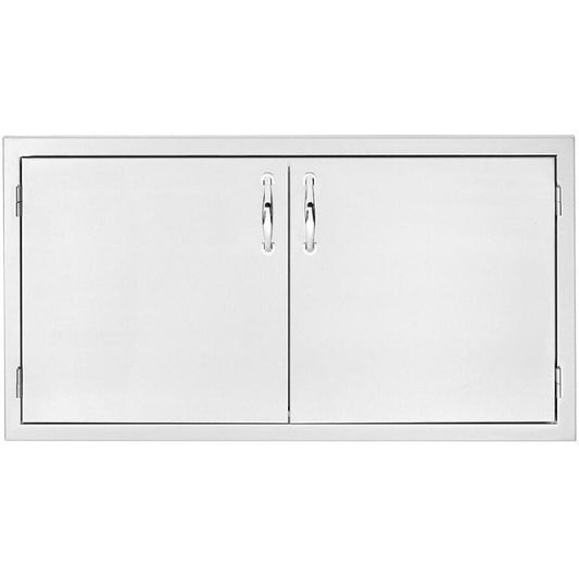 Summerset 36 Inch 2-Drawer Dry Storage Pantry & Enclosed Cabinet Combo SSDP-36DC - BetterPatio.com