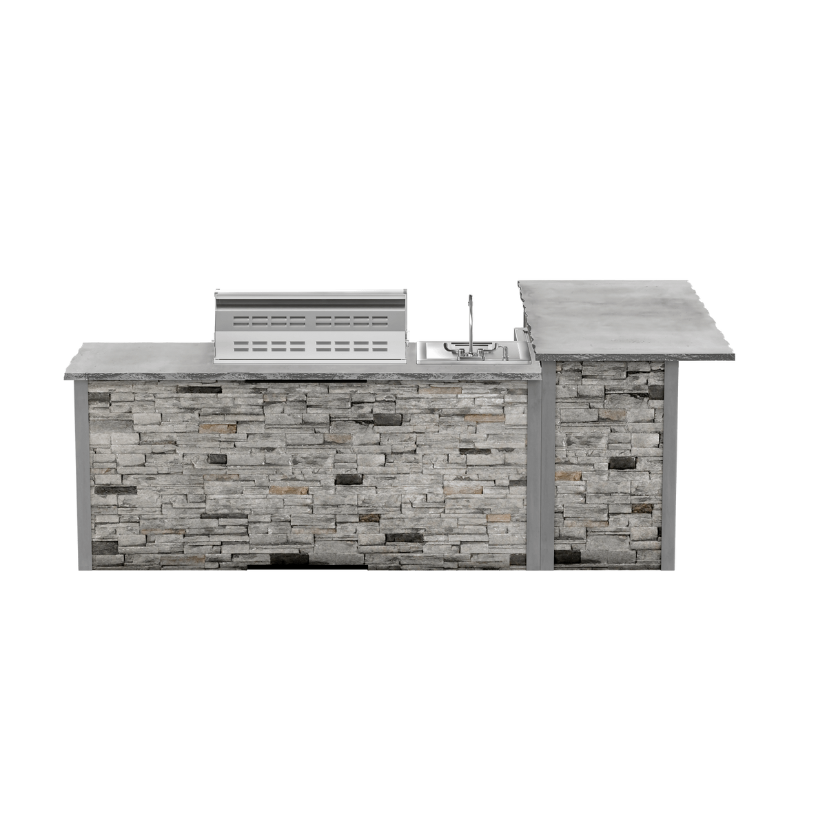 Stacked Stone Gray, Left