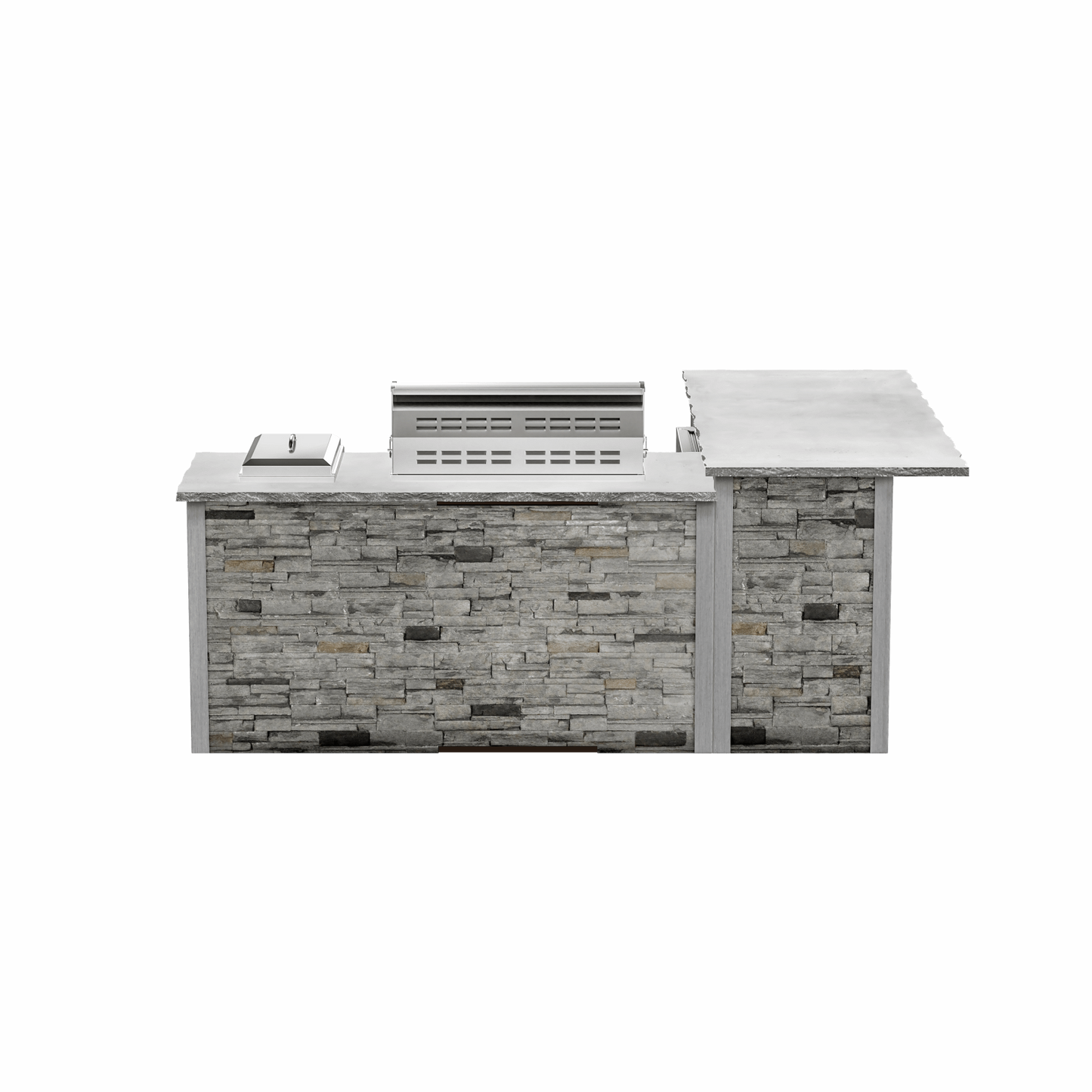 Stacked Stone Gray, Left