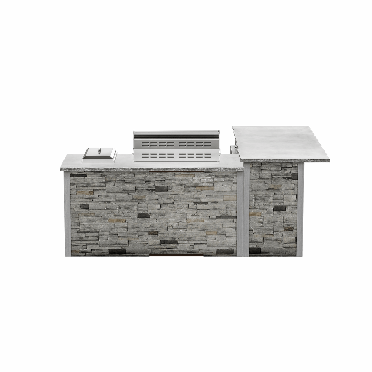 Stacked Stone Gray, Left