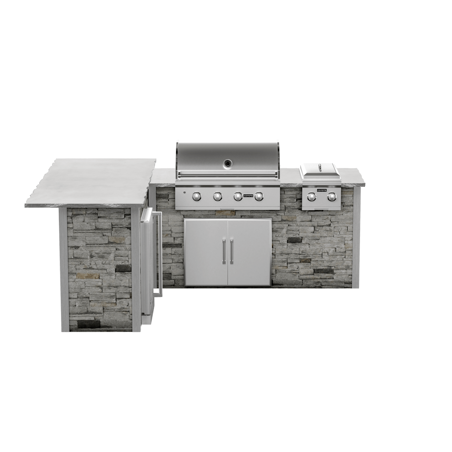 Stacked Stone Gray, Left
