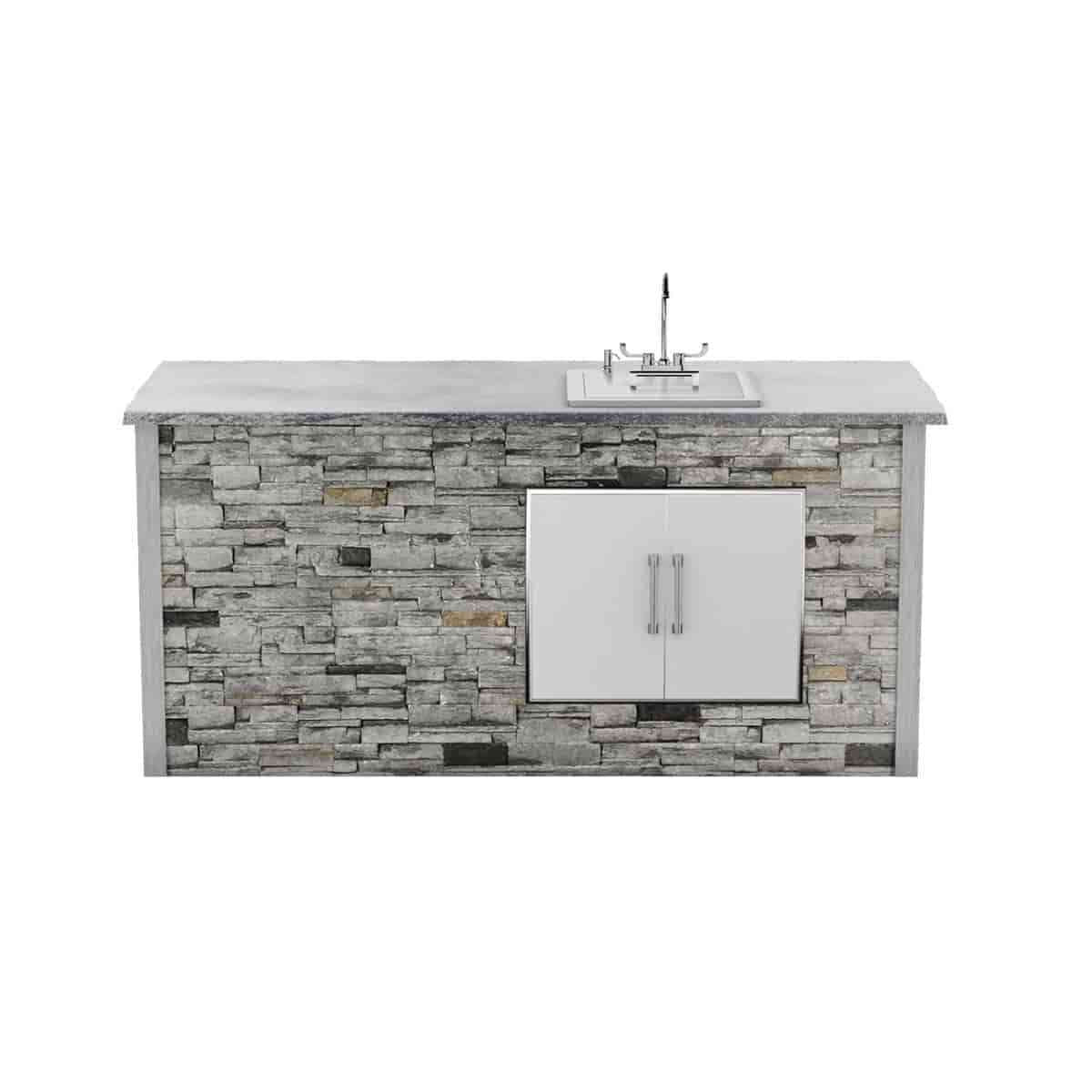 7' Sink Bar - RTA Outdoor Living // BetterPatio.com