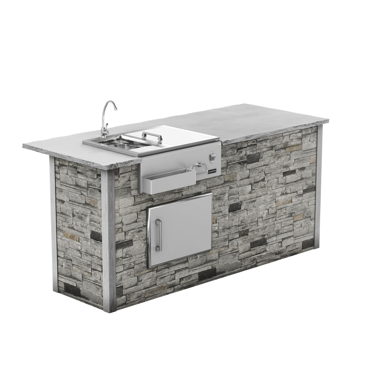 Stacked Stone Gray