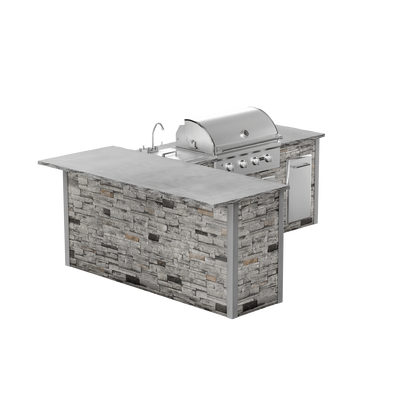 Stacked Stone Gray, Left