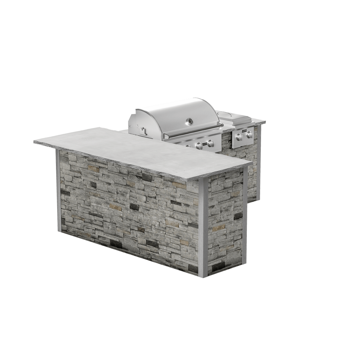 Stacked Stone Gray, Left