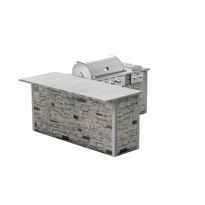 Stacked Stone Gray, Left