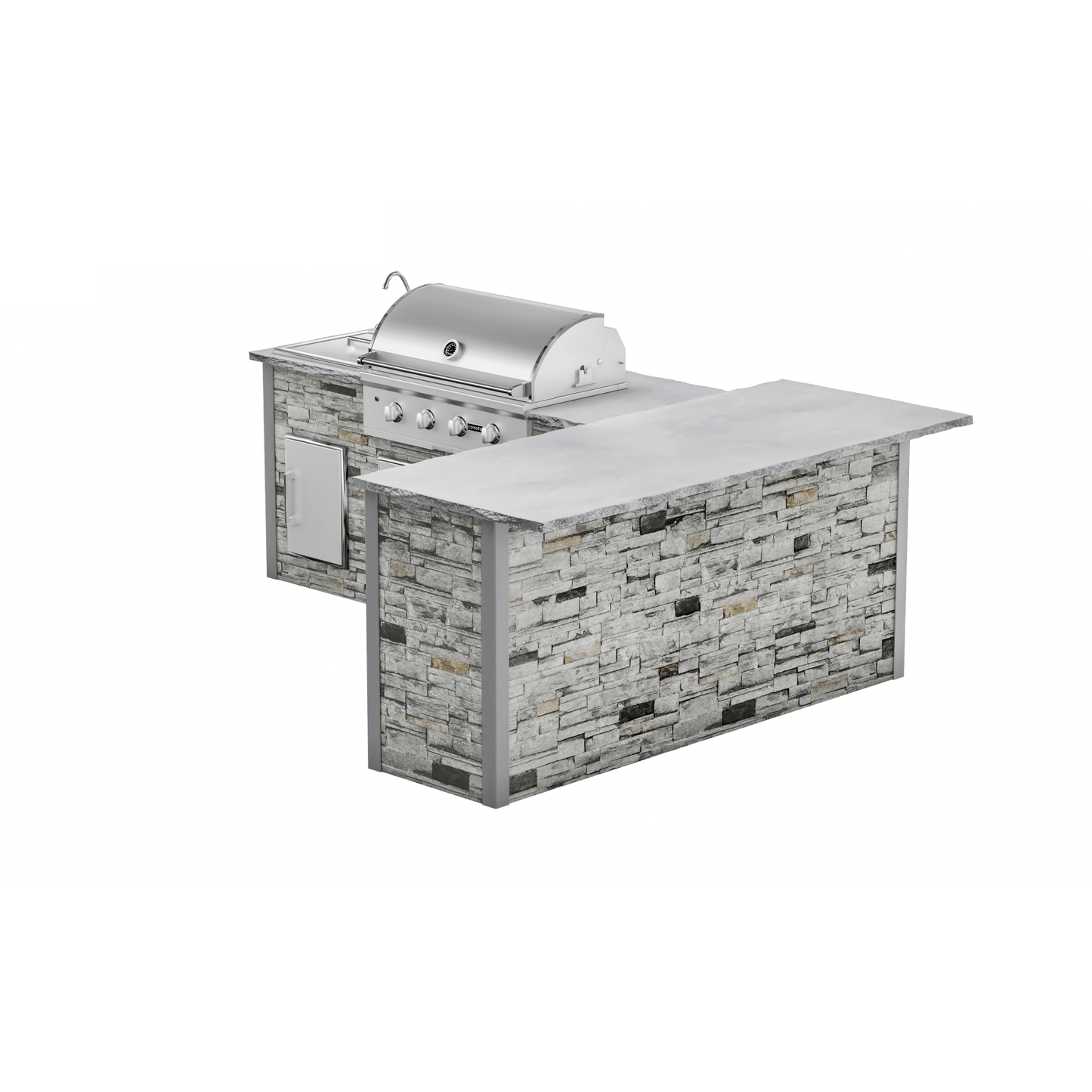 Stacked Stone Gray, Right