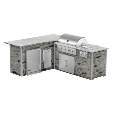 Stacked Stone Gray, Left