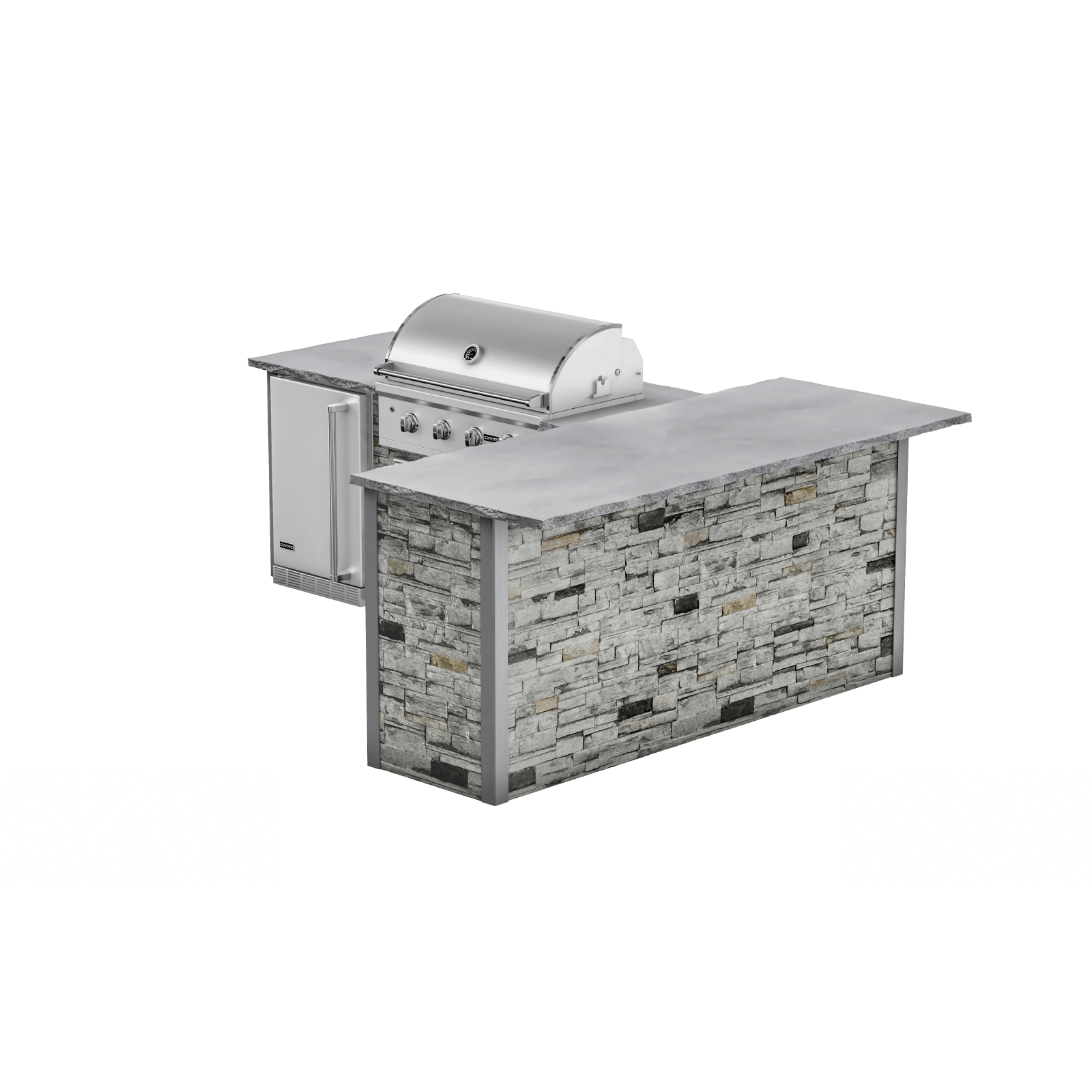 Stacked Stone Gray, Right