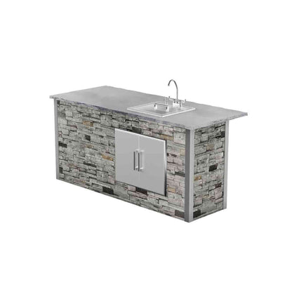 7' Sink Bar - RTA Outdoor Living // BetterPatio.com