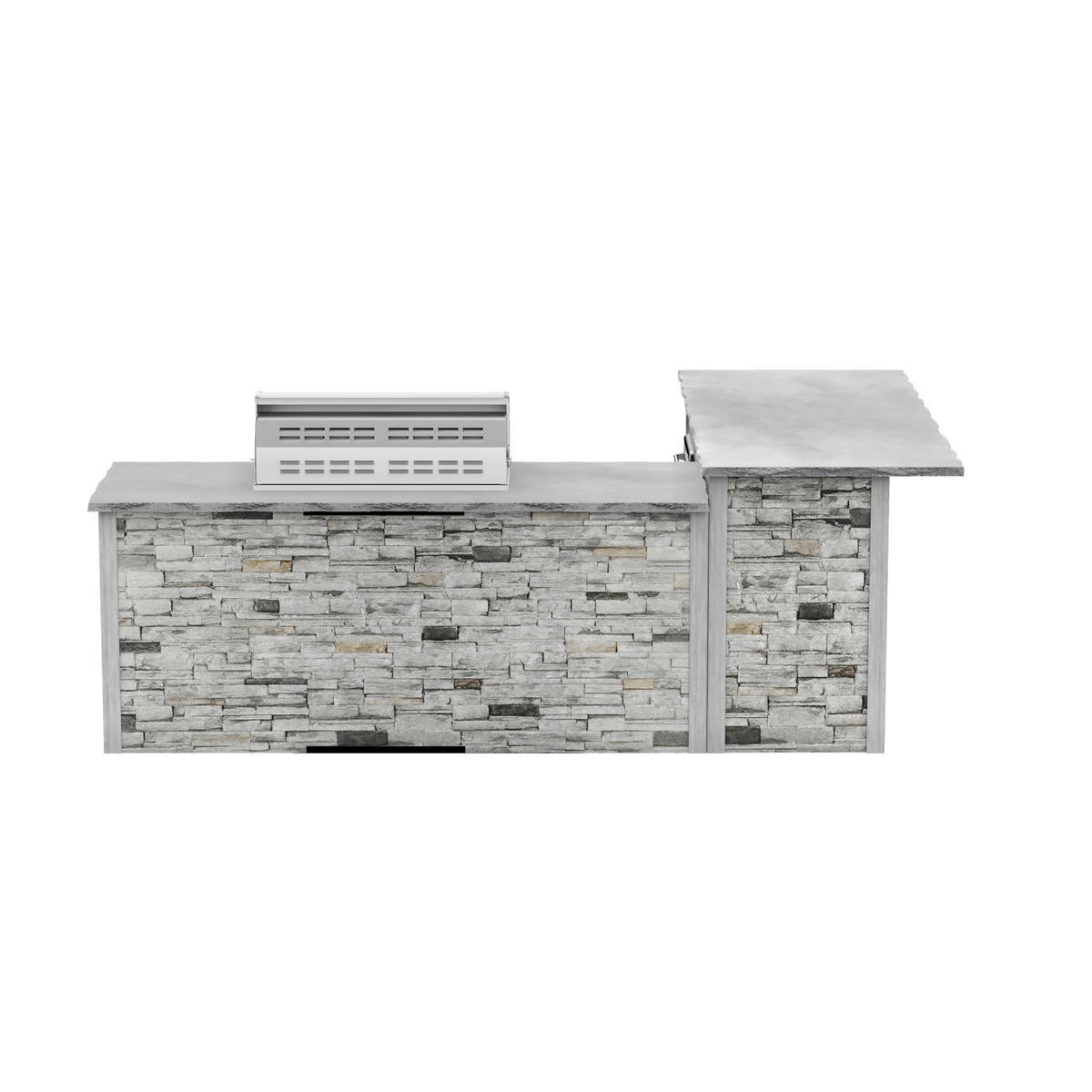 Stacked Stone Gray, Left