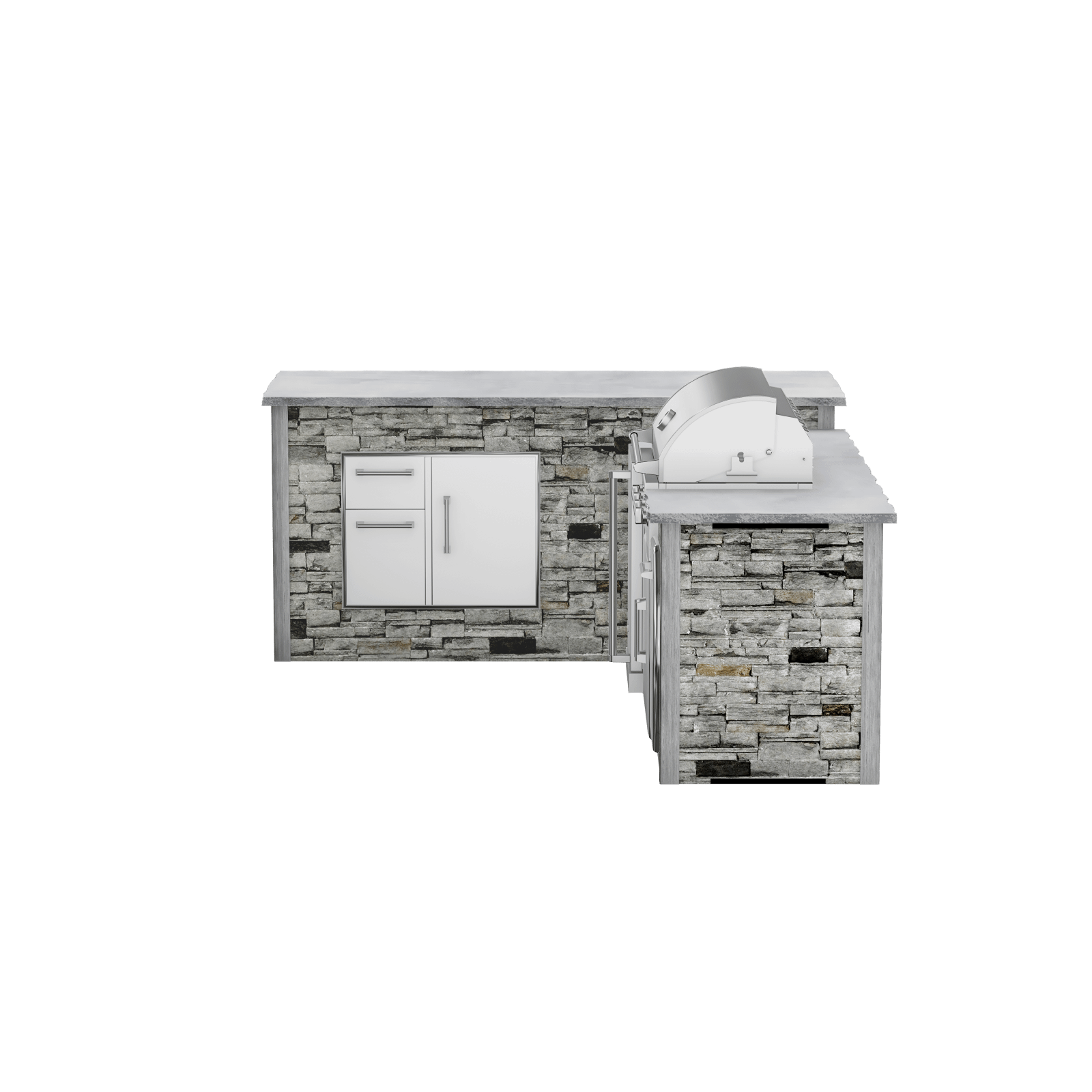 Stacked Stone Gray, Left
