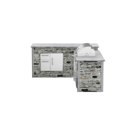 Stacked Stone Gray, Left