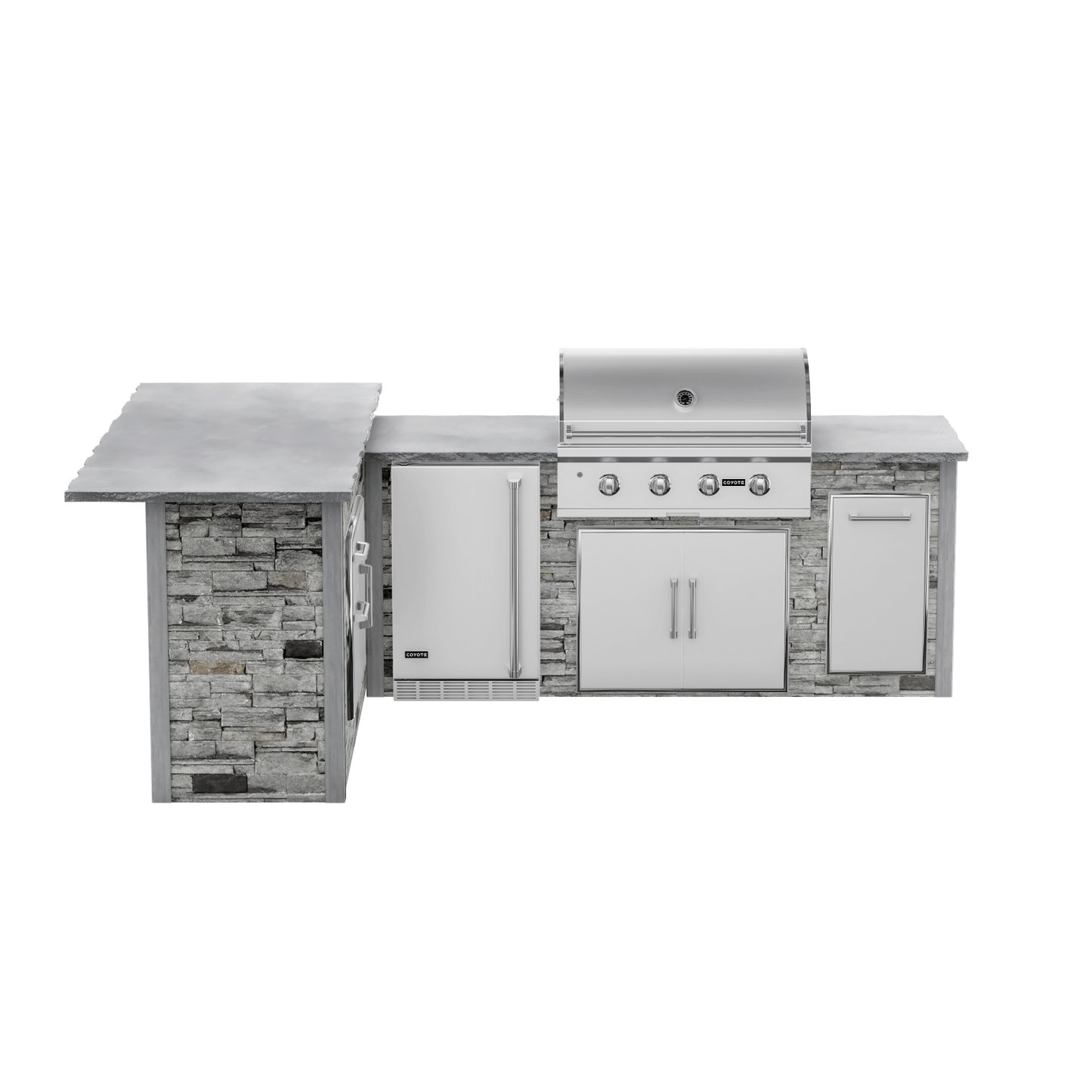 Stacked Stone Gray, Left