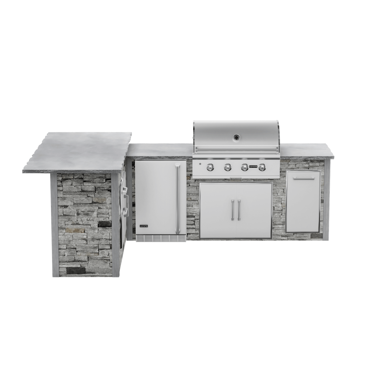 Stacked Stone Gray, Left