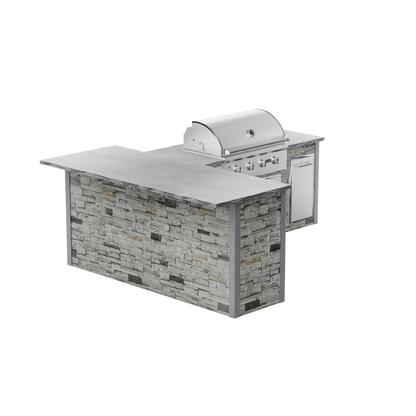 Stacked Stone Gray, Left