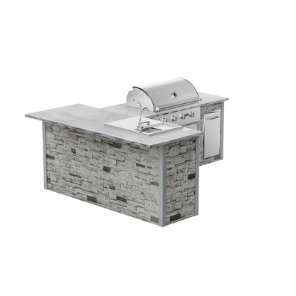 Stacked Stone Gray, Left