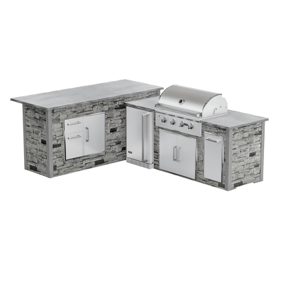 Stacked Stone Gray, Left