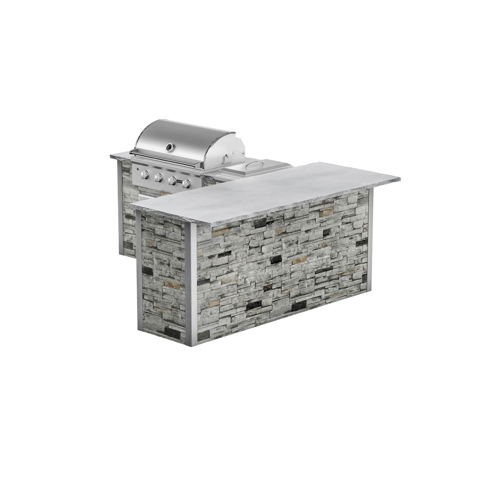 Stacked Stone Gray, Right