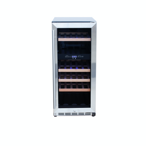 Summerset 15 Inch 3.2C Outdoor Rated Dual Zone Wine Cooler SSRFR-15WD - BetterPatio.com