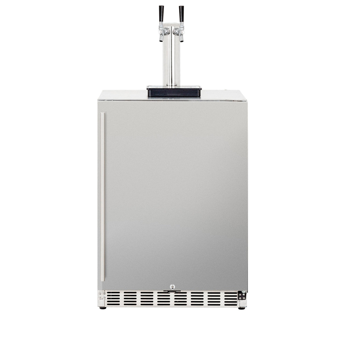 Summerset 24 Inch 6.6c Deluxe Outdoor Rated Kegerator Double Tower SSRFR-24DK2 - BetterPatio.com