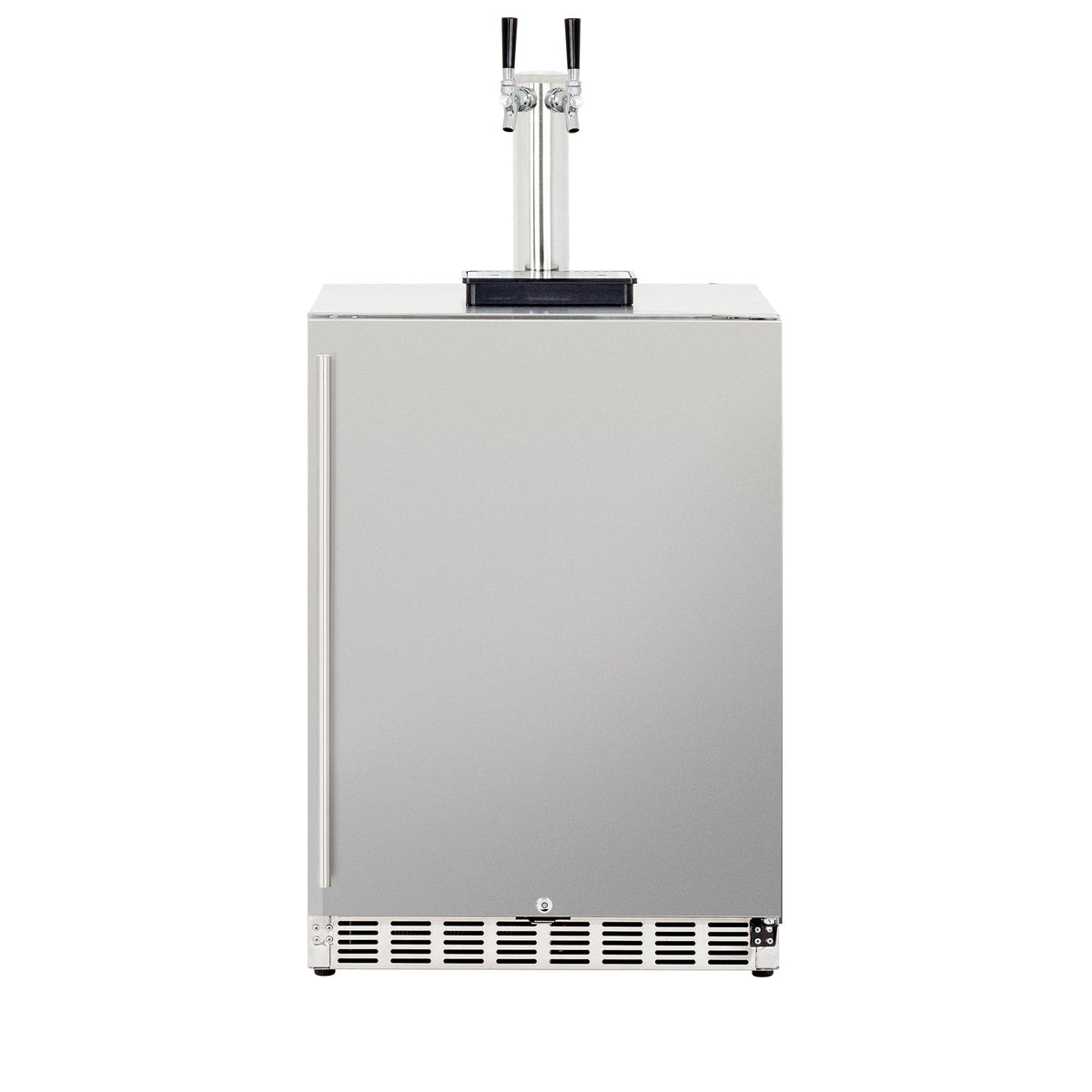 Summerset 24 Inch 6.6c Deluxe Outdoor Rated Kegerator Double Tower SSRFR-24DK2 - BetterPatio.com