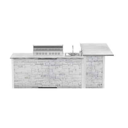 Stacked Stone White, Left