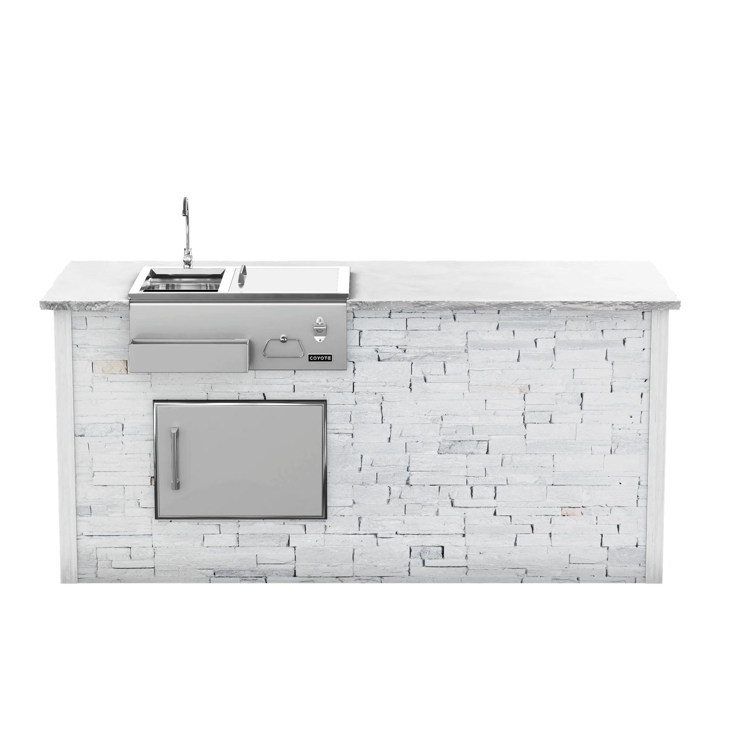 Stacked Stone White