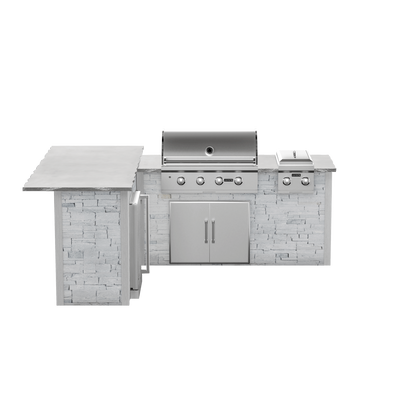 Stacked Stone White, Left