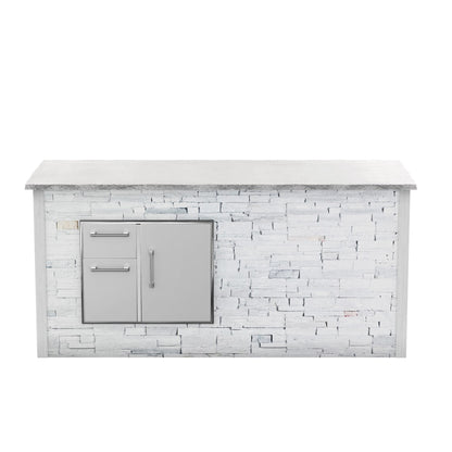 Stacked Stone White