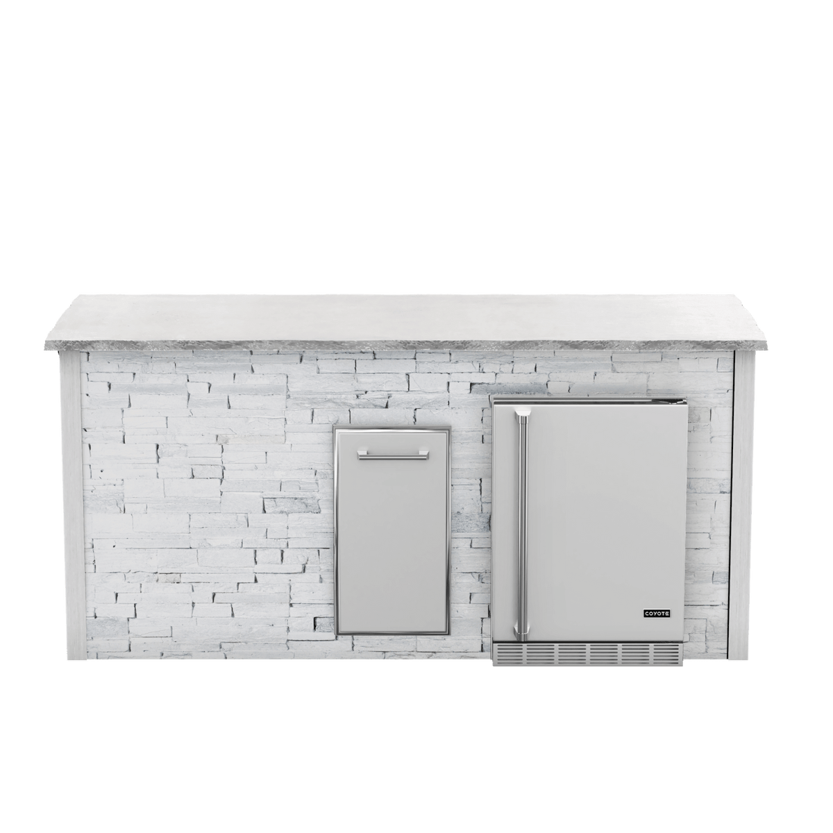 Stacked Stone White