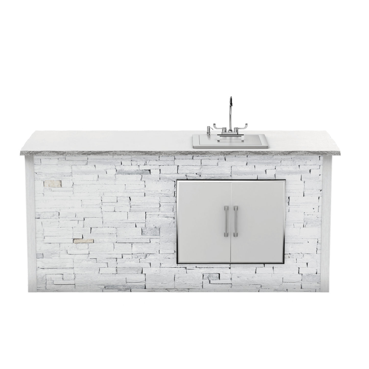 Stacked Stone White