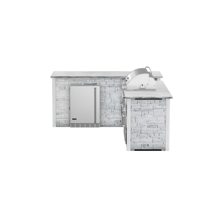Stacked Stone White, Left