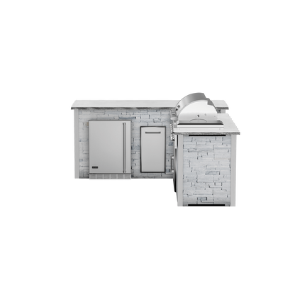 Stacked Stone White, Left