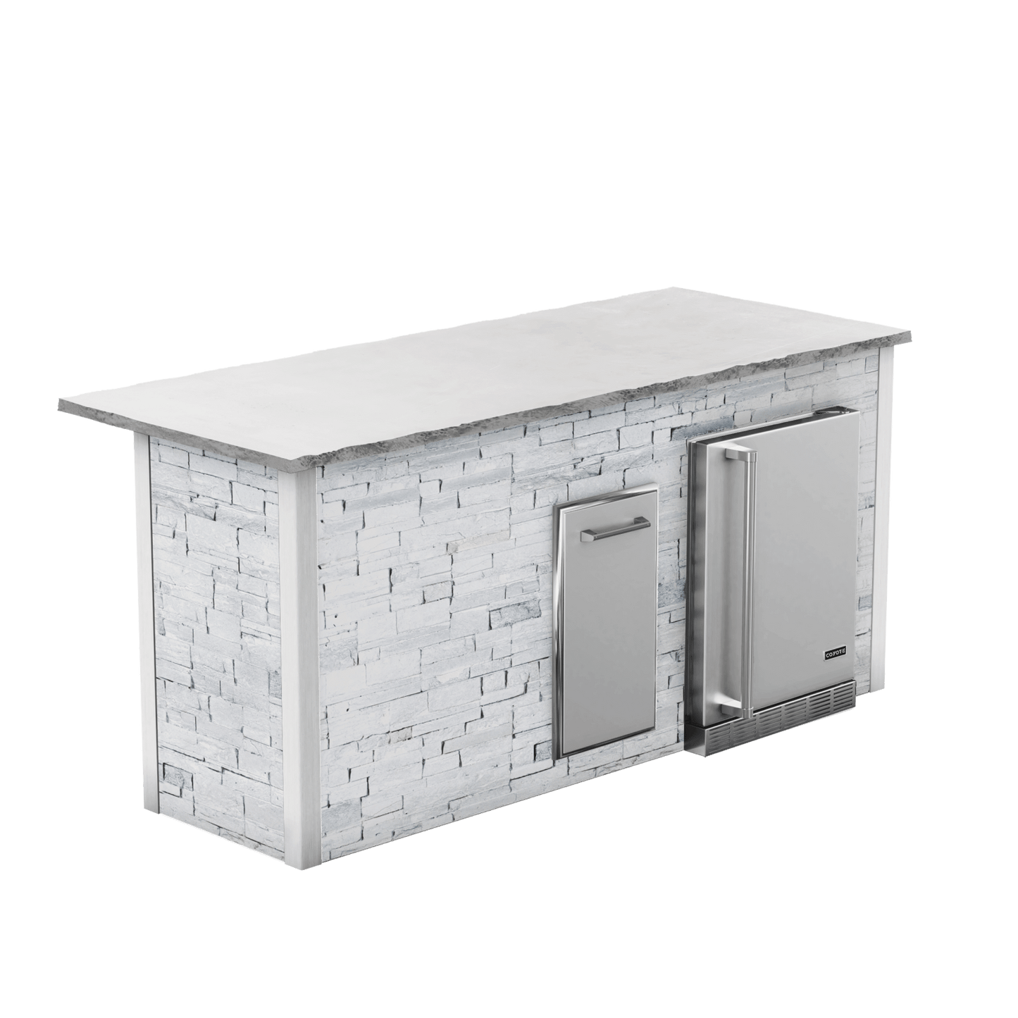 Stacked Stone White