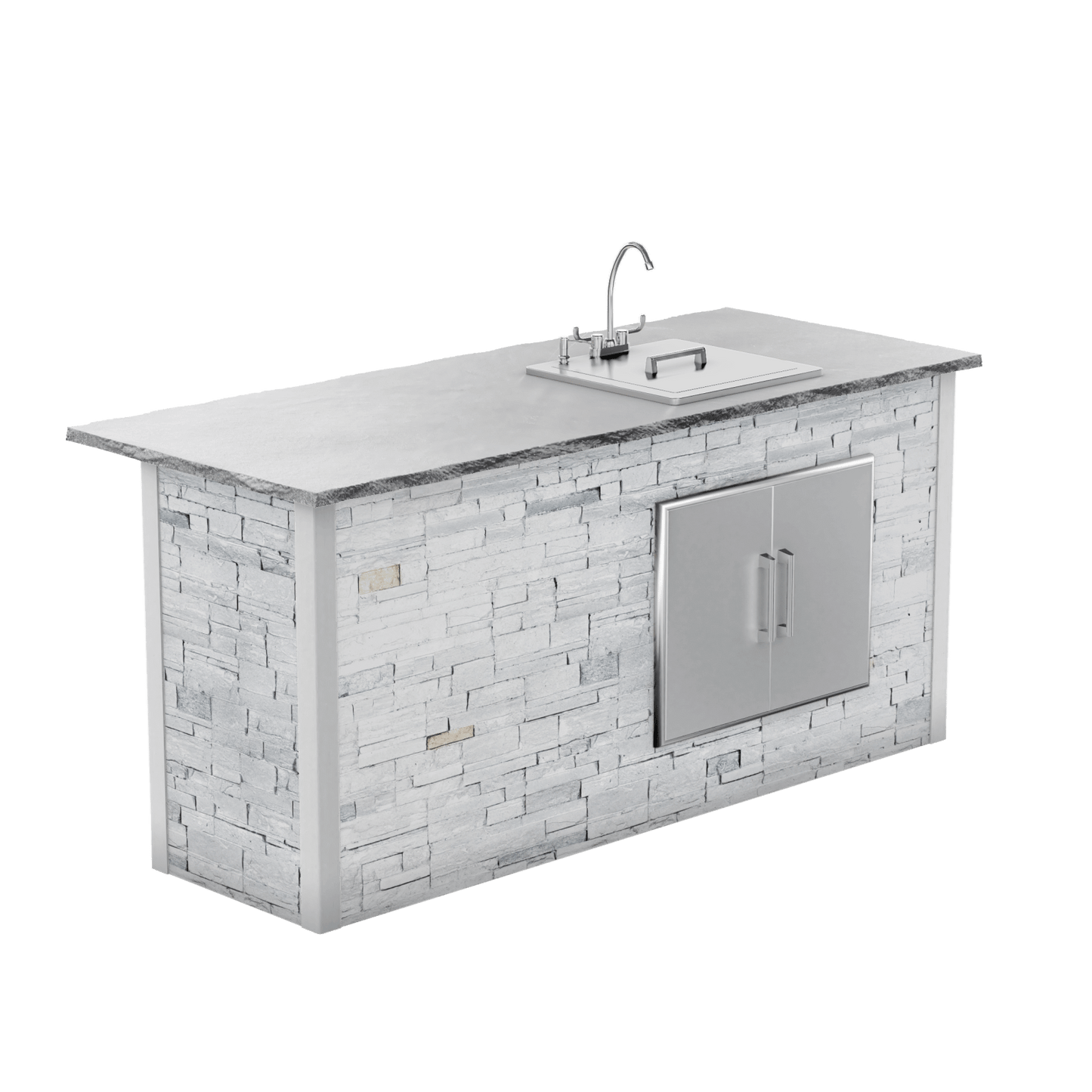 Stacked Stone White