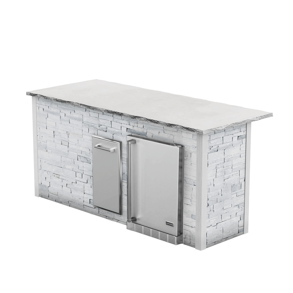 Stacked Stone White